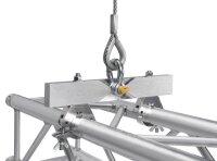 Litecraft Truss Gizmo silber, SWL (DGUV-V17):750kg, inkl. 2 DOUGHTY Slimline, Half Coupler silber