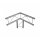 Duratruss DT 22/2-C31V-LD 90° corner + down, 3-Weg Ecke 90° vertikal