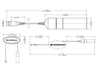 Sennheiser MZC 30 Verbindungskabel, 9m