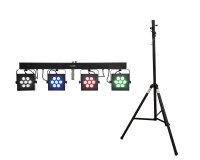 Eurolite Set LED KLS-3002 + STV-40S-WOT Stahlstativ