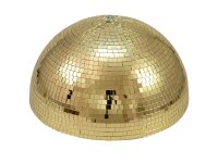 Eurolite Half Mirror Ball 40cm gold motorized