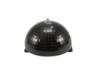 Eurolite Half Mirror Ball 20cm black motorized