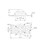 LED QCL 7W BRPG LED Party Panel RGB+UV (TX-BRPG2B140-001)