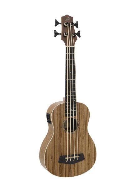 Dimavery UK-700 Bass-Ukulele. Zebra