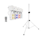 Eurolite Set LED KLS-180 white + BS-2 EU Loudspeakerstand...