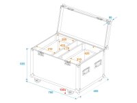 Roadinger Flightcase 2x TMH-XB-280