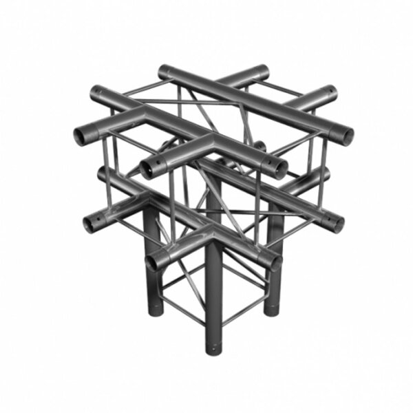 Duratruss DT 24/2-C51 5-Weg Kreuz, X-joint + down