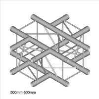 Duratruss DT 24/2-C41 4-Weg Kreuz, X-joint