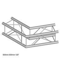 Duratruss DT 24/2-C22-L120 2-Weg Ecke 120°, 120° corner 50cm