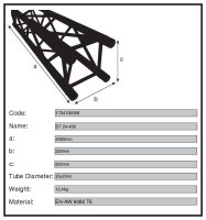 Duratruss DT 24/2-400, 4-Punkt-Traverse, 400cm