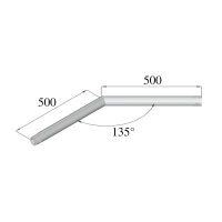 Duratruss DT 31/2-L135 2-Weg Ecke 135°, 50mm Rohr,...