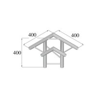 Duratruss DT 32/2-C31H-LD90, 3-Weg Ecke 90°...