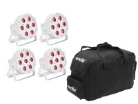 Eurolite Set 5x LED SLS-7 HCL Spot white + Soft Bag