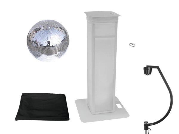 Eurolite Set Mirror ball 50cm with Stage Stand variable + Cover black