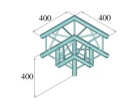 Alutruss Decolock DQ4-SPAL30 3-Way Corner 90° bk