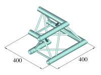 Alutruss Decolock DQ3-SPAC21 2-Way Corner 90°´bk