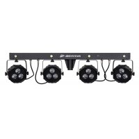 JB Systems Liveset 2, 4x RGB-Scheinwerfer mit 3x9 Watt,...