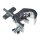 Doughty Quick Trigger Hook Clamp, Traglast: 250kg, Breite: 50mm, TÜV, Schnellverschluss, für 50mm Rohr
