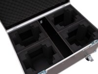 Roadinger Flightcase 4x LED TMH-X4