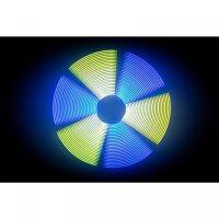 JB Systems LED FAN RGB, LED-Effekt-Lüfter, 50x50cm, 486 LEDs, 2 Gruppen mit je 3 Flügeln