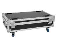 Roadinger Flightcase 4x AKKU BAR-6 QCL mit Ladefunktion