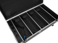 Roadinger Flightcase 4x AKKU BAR-6 QCL with charging function