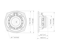 Lavoce WAN061.80 6.5" Woofer, Neodyme Magnet Aluminium Basket Driver