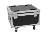 Roadinger Flightcase 4x AKKU IP PAR 7 QCL WDMX with charging function