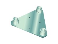 Alutruss Decolock DQ3S-WP Wandplatte schwarz