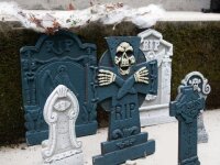 Europalms Halloween Tombstone Set "Cemetary"