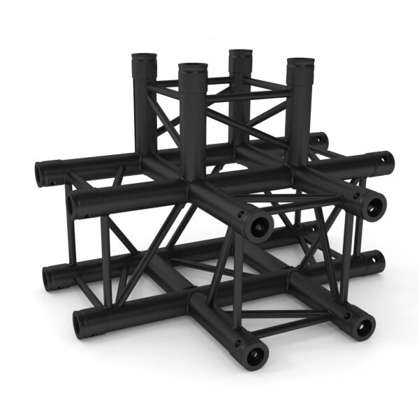Contestage AGQUA29-10 BLK 90° 4-Wege, 4-Punkt Traverse 4-Wege-Stück 90 in schwarz
