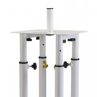 Contestage TOTel Truss Tower weiß, höhenverstellbarer Truss Tower mit Husse