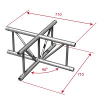 Contestage AGDUO29-06, 2-Punkt Traversen Kreuz