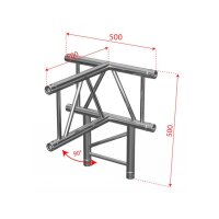 Contestage AGDUO29-09, 2-Punkt 4-Wege 90 Ecke