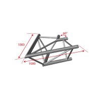 Contestage AG29-020, 3-Punkt Traverse Winkelstück 60