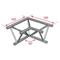 Contestage AG29-021, 3-Punkt Traverse Winkelstück 90