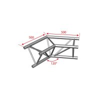 Contestage AG29-022, 3-Punkt Traverse Winkelstück 120