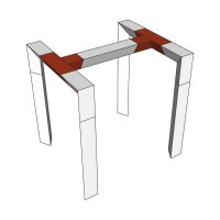 Contestage AG29-036, 3-Punkt Traversen T-Stück 90