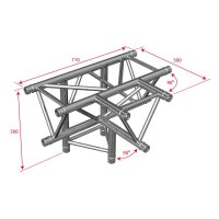 Contestage AG29-042, 3-Punkt Traverse 4-Wege 90