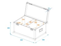 Roadinger Flightcase 2x LED THA-150F Theater-Spot