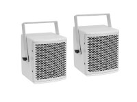 Omnitronic Set MOLLY-12A Subwoofer active + 2x MOLLY-6 Top 8 Ohm, white