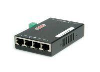 Roline Gigabit Ethernet PoE Injektor, schwarz