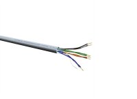 Roline UTP-100M CAT6a Netzwerk Verlegekabel, grau, Draht,...