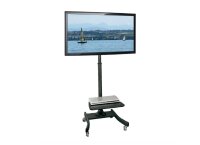 Value LCD-/TV Displayständer, fahrbar, schw.
