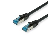 Value CAT6A-Netzwerkkabel, S/FTP, 0.3m, schwarz