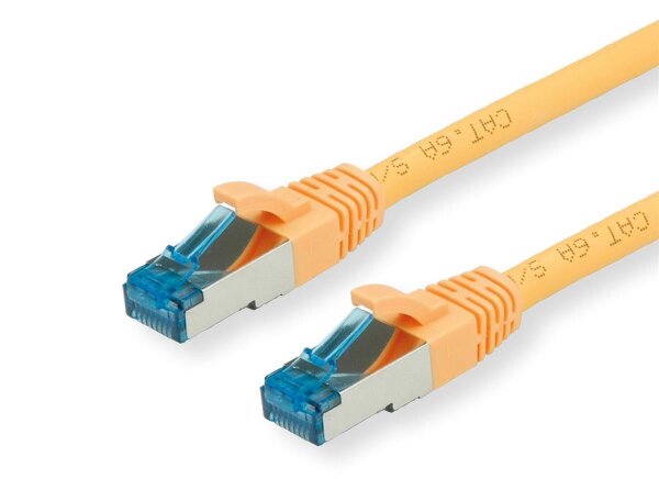 Value CAT6A-Netzwerkkabel, S/FTP, 7m, gelb
