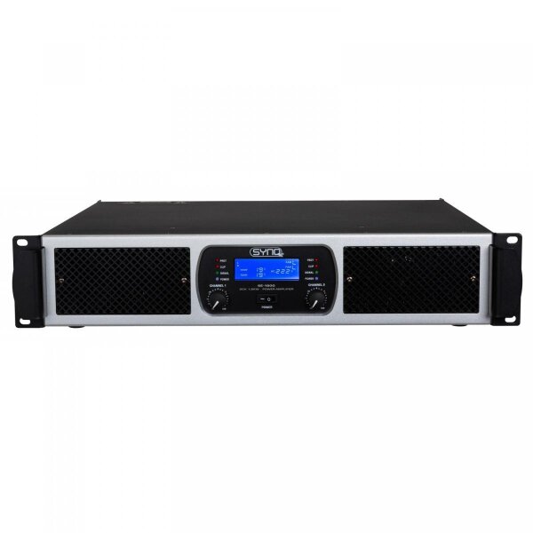 Synq Audio SE-1800 Endstufe, 2x 600W an 8 Ohm, 2x 900 Watt an 4 Ohm, 2x 1200 Watt an 4 Ohm