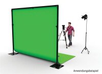 Wentex Pipes & Drapes Chromakey Molton, 3x2.9m, greenbox