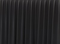 Wentex Pipes & Drapes Vorhang Dimout, 3x4m, 300g/m², schwarz