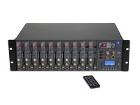 Omnitronic RM-1422FXA USB Rack Power Mixer